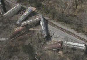 Railroaded CN derailment jackson feb 22 2013 photo