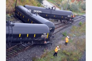 Railroaded CN derailment photo brampton oct 7 2013