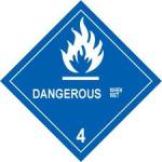 Railroaded dangerous goods sign image 2