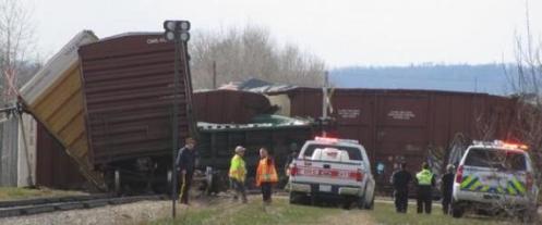 Railroaded CN derailment slave lake 2014 photo 2