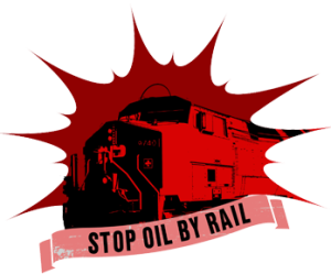 Railroaded Stop-Oil-by-Rail logo