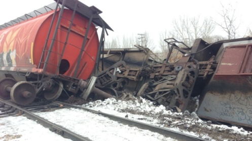Railroaded CN derailment image Saskatoon dec 13 2014