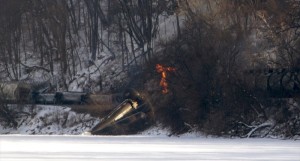 Railroaded CP derailment image feb 4 2015 Iowa
